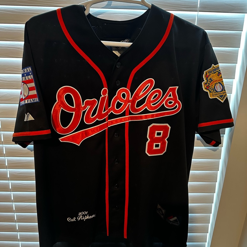 Rare Men’s Mitchell & Ness Black Cal Ripken Jr. Orioles Jersey XL